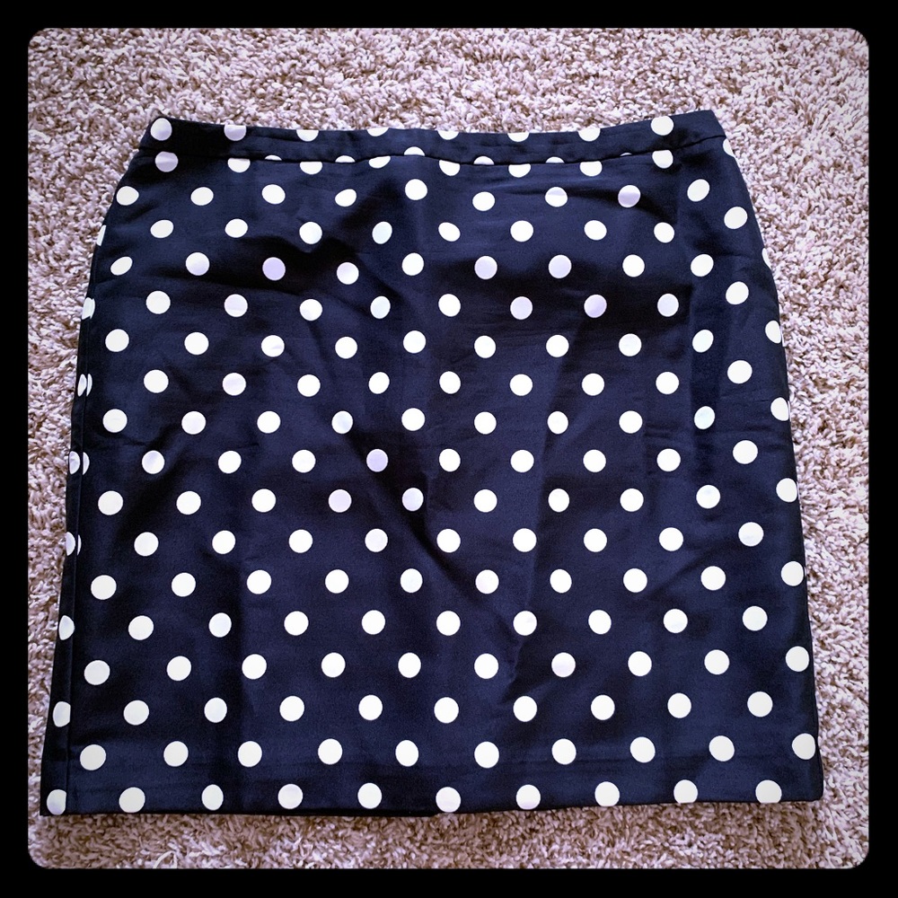 Loft Polka Dot Skirt